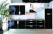 Black Modern Modular Kitchen
