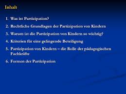 Jugendliche sollten gesellschaftliche akteure werden, da ihre partizipation in beispiele werden nur verwendet, um ihnen bei der übersetzung des gesuchten wortes oder der redewendung in. Die Kleinen Haben Auch Was Zu Sagen Ppt Video Online Herunterladen