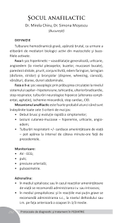 Socul Anafilactic By Protocoale Pediatrie Issuu