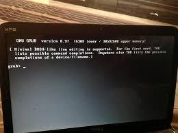 Résultat de recherche d'images pour "bash minimal grub"