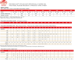 14 Most Popular Red Shirt Size Chart