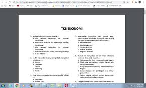 Namun, sebelum itu terdakwa sempat menanyakan perawat yang melepaskan infus anaknya tersebut. Contoh Soal Tes P3k Ekonomi Dan Kunci Jawaban Antapedia Com