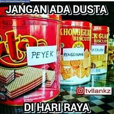Sambut Idul Fitri Banyak Meme Kocak Soal Makanan Lebaran