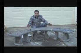 How To Paint A Concrete Bench Hunker Concrete Bench Concrete Garden Bench Garden Bench Diy