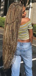 Multicolor Black And Blonde Knotless Braids 23 Best Long Box Braids Hairstyles And Ideas Page 2 Of 2 Stayglam Box Braids Hairstyles Blonde Box Braids Long Box Braids