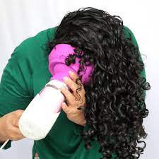 Say Goodbye To Your Dry Frizzy Curly Hair 12 Easy Hacks Tips Frizzy Curly Hair Curly Hair Styles Curly Hair Styles Naturally