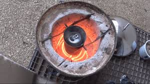 Homemade Electric Forge Melting Aluminum If You Don T Have A Furnace At Home That You Can Use To Melt Your Metal Working Forging Metal Forging