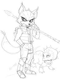 Keep your kids busy doing something fun and creative by printing out free coloring pages. Bev Nap Comms Closed On Twitter Fox And Tricky Sketcharoo Starfox Starfoxadventures Fanart Foxmccloud Bevnapart Art Drawing Sketch