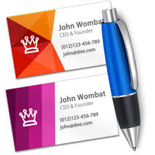 Choose from thousands of templates created by professional designers and download or print your own custom cards. Business Card Designer Wombat Apps