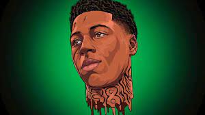 Even though you don't have the talent to draw, with this application you can create very good art. Nba Youngboy Cartoon Wallpapers Top Free Nba Youngboy Cartoon Backgrounds Wallpaperaccess