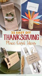 Thanksgiving place cards from originateandrenovate. 25 Awesome Diy Thanksgiving Place Card Ideas Thanksgiving Place Cards Easy Diy Thanksgiving Diy Thanksgiving