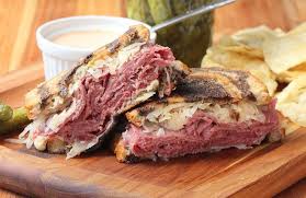 Slow Cooker Reuben Sandwiches Recipe The Good Food Reuben Sandwich Sandwiches Russian Dressing