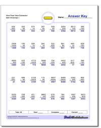 Place Value Subtraction Worksheets These Primary Worksheets Are A Good Lead Int Negative Numbers Worksheet Subtraction Worksheets Subtracting Negative Numbers