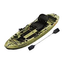 Ozark Trail 12 Pro Angler Kayak Grass Camo With Paddle Walmart Com In 2020 Angler Kayak Inflatable Kayak Kayaking