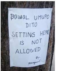 Setting Sitting Is Not Allowed Funny English Signs Funny Pinoy Funny Filipino Pictures Tagalog Jokes Pinoy Hu Filipino Funny Funny Thoughts Memes Pinoy