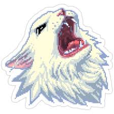 8 Bit Screamin Thurston The Cat Sticker By Thurstonwaffles Pixel Art Graph Paper Art Pixel Art Characters