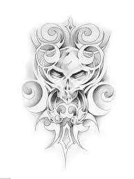 The nightmare before christmas font has been downloaded 332,781 times. Skull Outline Easy Outline Tattoo Stencils Novocom Top