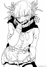 Deku mha printable coloring pages. Toga Himiko Coloring Pages My Hero Academia Coloring Pages Coloring Pages For Kids And Adults