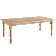 Torrance 84 Natural Whitewash Turned Leg Dining Table Dining Table Dining Table Legs Turned Table Legs