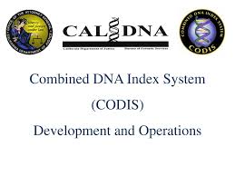 Combined Dna Index System Codis Development And Operations Ppt Download