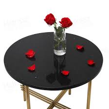 Update the living room with quality coffee tables. Round Design Metal Base Black Stone Quartz Top Coffee Table Id 10971101 Buy China Coffee Table Quart Top Table Ec21