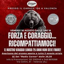 Il 30 agosto a Valenza apericena dei tifosi grigi Supporters 1999