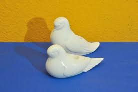 Check out our yellow candle holder selection for the very best in unique or custom, handmade pieces from our candleholders shops. Peace Dove Candle Holder Pair Made Of Ceramic At Shop Kusera