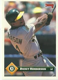 1993 donruss baseball don mattingly card #609. 1993 Donruss Rickey Henderson Rickey Henderson Famous Baseball Players Baseball Cards