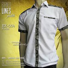Jun 25, 2021 · gak melulu pakai kebaya, bisa pilih kombinasi kain etnik atau tampil glamor dengan outfit polos dan aksesori. Seragam Batik Baju Batik Kombinasi Polos Ex 004 Putih Model Baju Pria Busana Pria Kasual