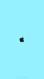 Wallpaper Of Apple Logo In Vivid Blue Backgrounds For Mobile Phone Hand Phone Apple Logo Apple Logo Wallpaper Iphone Wallpaper Hipster