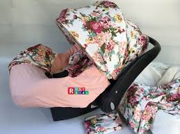 9pc Baby Boy Baby Girl Ultimate Set Of Infant Car Seat Cover Etsy Baby Car Seats Infant Car Seat Cover Baby Girl Car Seats