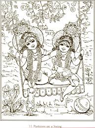 Learn about the presidents of the united states with these free printable presidents worksheets and coloring pages. Krishna Balarama In Vrindavana Coloring Book Exotic India Art