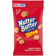 Nabisco, nutter butter cookies (1 serving). Nutter Butter Bites Peanut Butter Sandwich Cookies 3 Oz Qfc