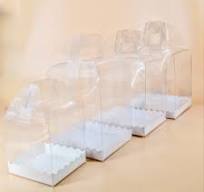 Clear Acetate Cake Box with Handle (for 3-6 inch cakes)