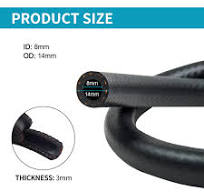 Tuyau Caoutchouc Nitrile Kit Tuyau à Essence 8mm X 1m + 6 ...