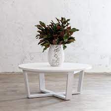 Round coffee table for living room, modern circle coffee tables wood cocktail table with wooden top & metal frame, sturdy and stylish, 31.5 inch, white 4.8 out of 5 stars 42 $115.99 $ 115. Amara Mid Century Modern Timber Round Coffee Table Wooden Top Coffee Table Living By Design
