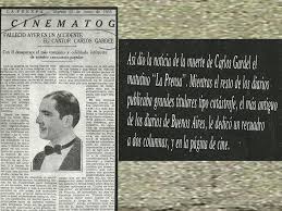 Quien me lloraba se ha muerto y esa muerte me ha. Carlos Gardel El Zorzal Criollo Fotos Facebook