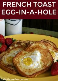 Dip bread in batter and fry till golden brown on both sides. French Toast Egg In A Hole Pocket Change Gourmet