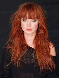 This choppy hair with bangs is cool, yet remains truly feminine and soft, says le. The Top 36 Long Shag Haircut Ideas Trending Right Now