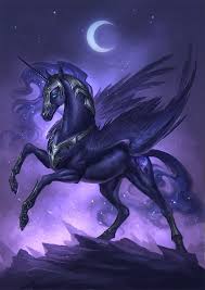Black Pegasus Unicorn Fantasy Creatures Mythical Creatures Art Mythical Creatures