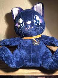 Sailor Moon sprechende Luna Plüsch Tier lila Katze Japan Figur Cat selten  rar | eBay