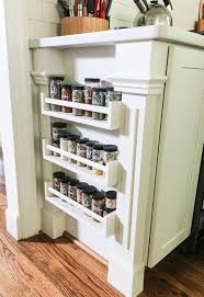 Easy Built In Spice Rack Bekvam Ikea Hack Apartment Kitchen Storage Ideas Ikea Spice Rack Ikea Hack Kitchen