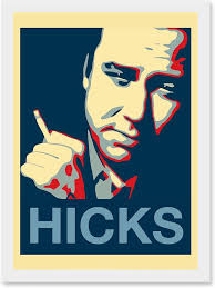 Amazon.com: Wee Blue Coo Painting Comedy Hero William Melvin Bill Hicks  Hope Style Artwork Framed Wall Art Print A4: Posters & Prints