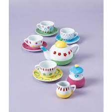 Amazon Com Totally Me Paint Your Own Tea Set Toys Games Ceramic Tea Set Painting For Kids Ceramic Painting