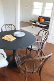 Bentwood Chairs Vintage Mid Century Modern Black Saarinen Tulip Table Docksta Ikea Table Ikea Round Table Ikea Tulip Table Tulip Dining Table