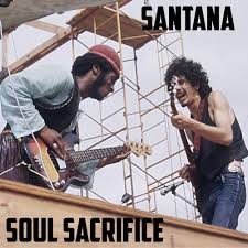Carlos santana and his band playing soul sacrifice. Colouring The Past Santana Soul Sacrifice Woodstock 1969 Enhanced Colour Facebook