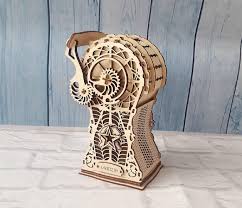 This piggy bank can be used for storing things like your paper money, play jewelry, and even the baseball cards you can save for something special with this decorative piggy bank wood box frame. Laser Cut Wooden Decorative Piggy Bank 3mm Free Vector Cdr Download 3axis Co