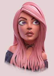 Https Www Artstation Com Artwork O4qre 3d Model Character Character Modeling Cartoon Styles