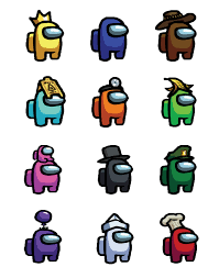 Among Us Stickers Special Gameplay 12 Characters Cute Stickers Cool Art Drawings Print Stickers