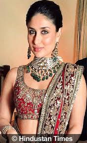 Kareena On Her Wedding Day Kareena Kapoor Wedding Dress Bridal Jewellery Indian Kareena Kapoor Wedding